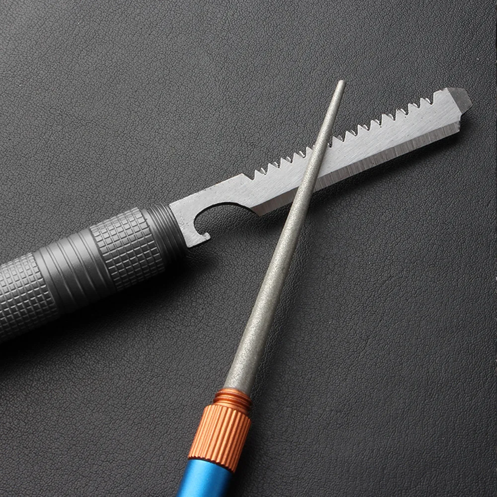 Fishing Hook Sharpener - 야외 매트 미니 EDC 나이프 샤프닝로드