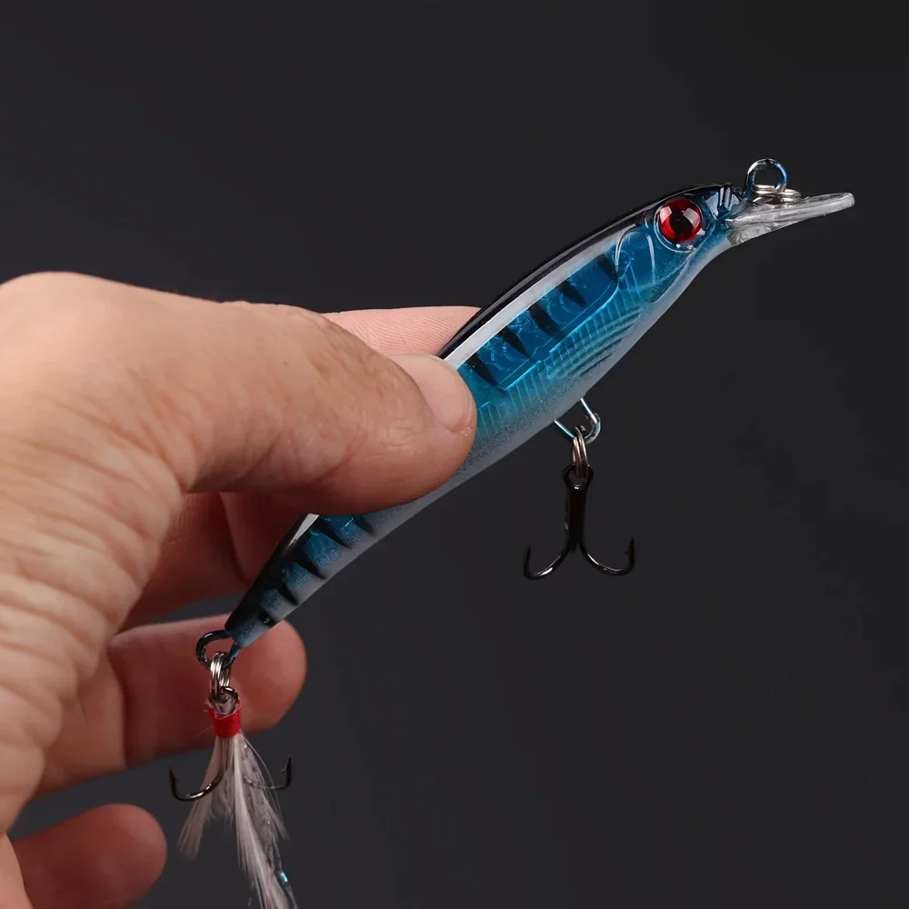 레이저 3D 눈 바이오닉 미노우 낚시 미끼 5개/박스  - Fishing Hook Box 리뷰 및 가격