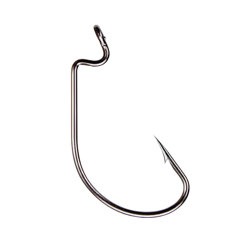 50pcs 와이드 웜 후크 탄소강 오프셋 Fishhoo - Fishing Hook Offset 리뷰 및 가격