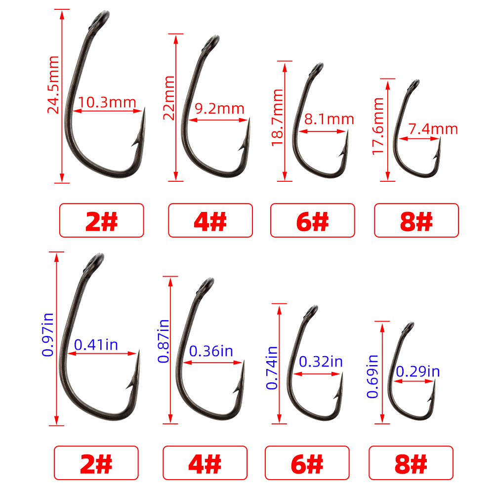 30pcs PTFE 코팅 높은 탄소 강철 가시 물고기  - Fishing Hook Assortment 리뷰 및 가격
