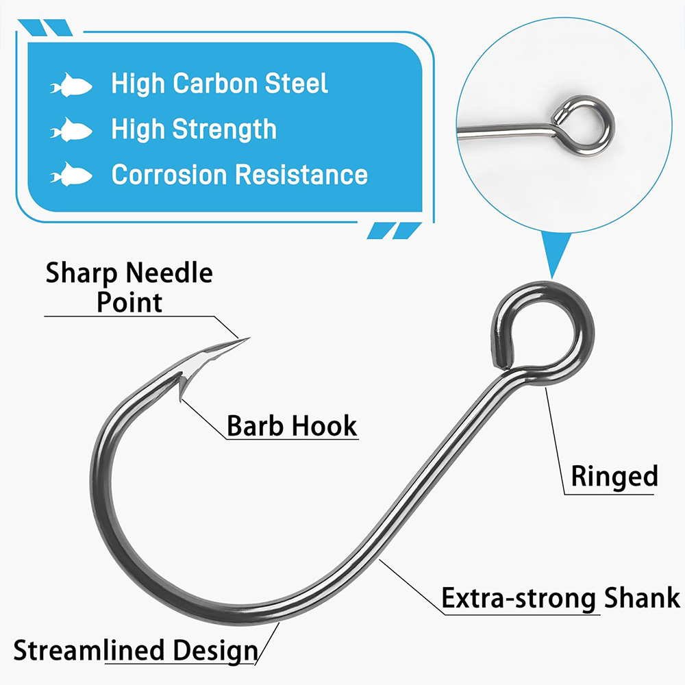 70Pcs 낚시 인라인 단일 후크 하드 미끼에 대 한  - Fishing Hook Offset 리뷰 및 가격